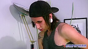 LollipopTwinks: Twink Jeremy Nagy Takes Janko Sulas Big Bare Uncut Dick